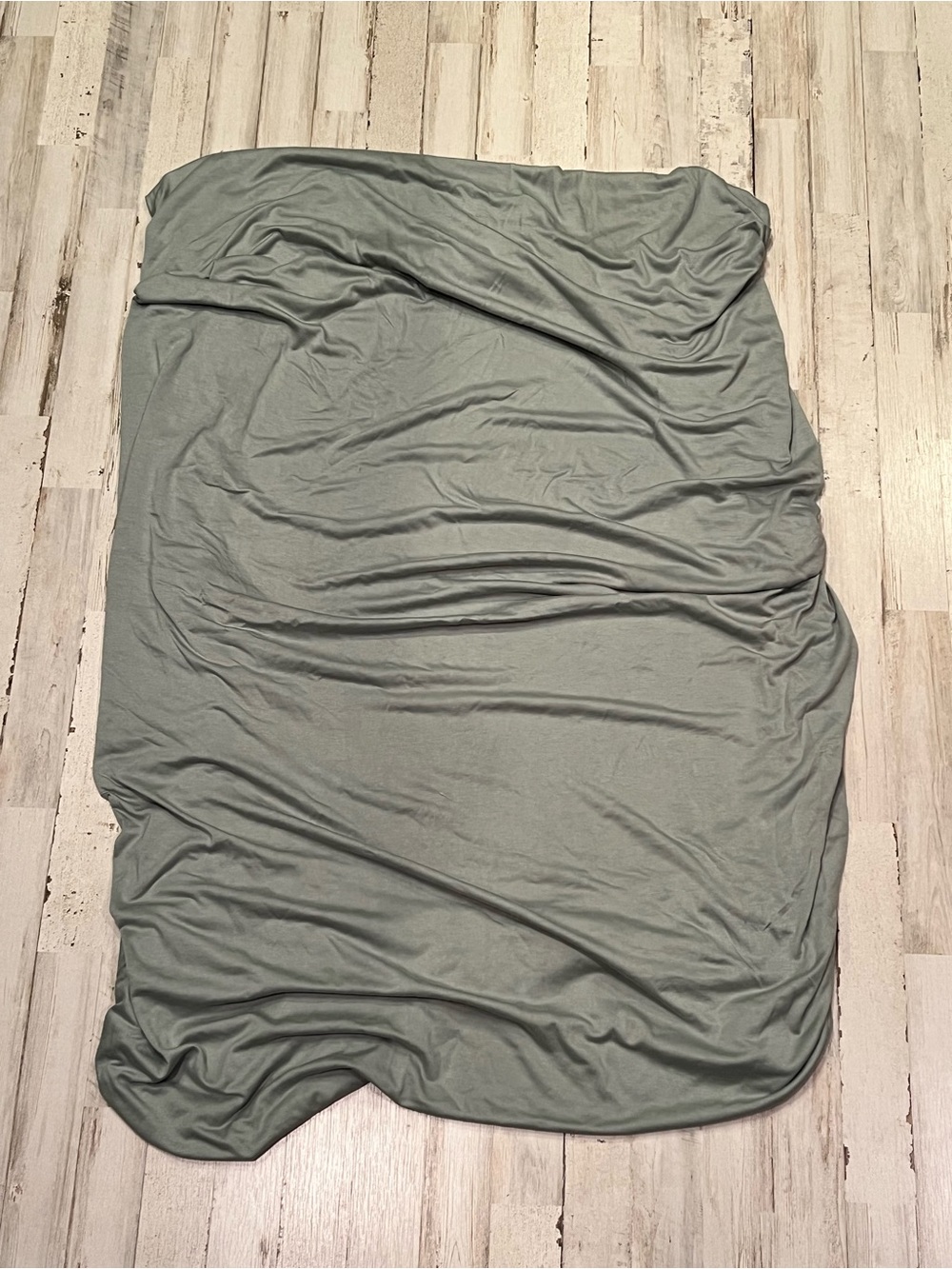 Copper Pearl Premium Knit Fitted Crib Sheet- Sage Green